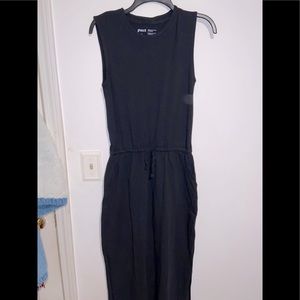 Black organic maxi/sundress